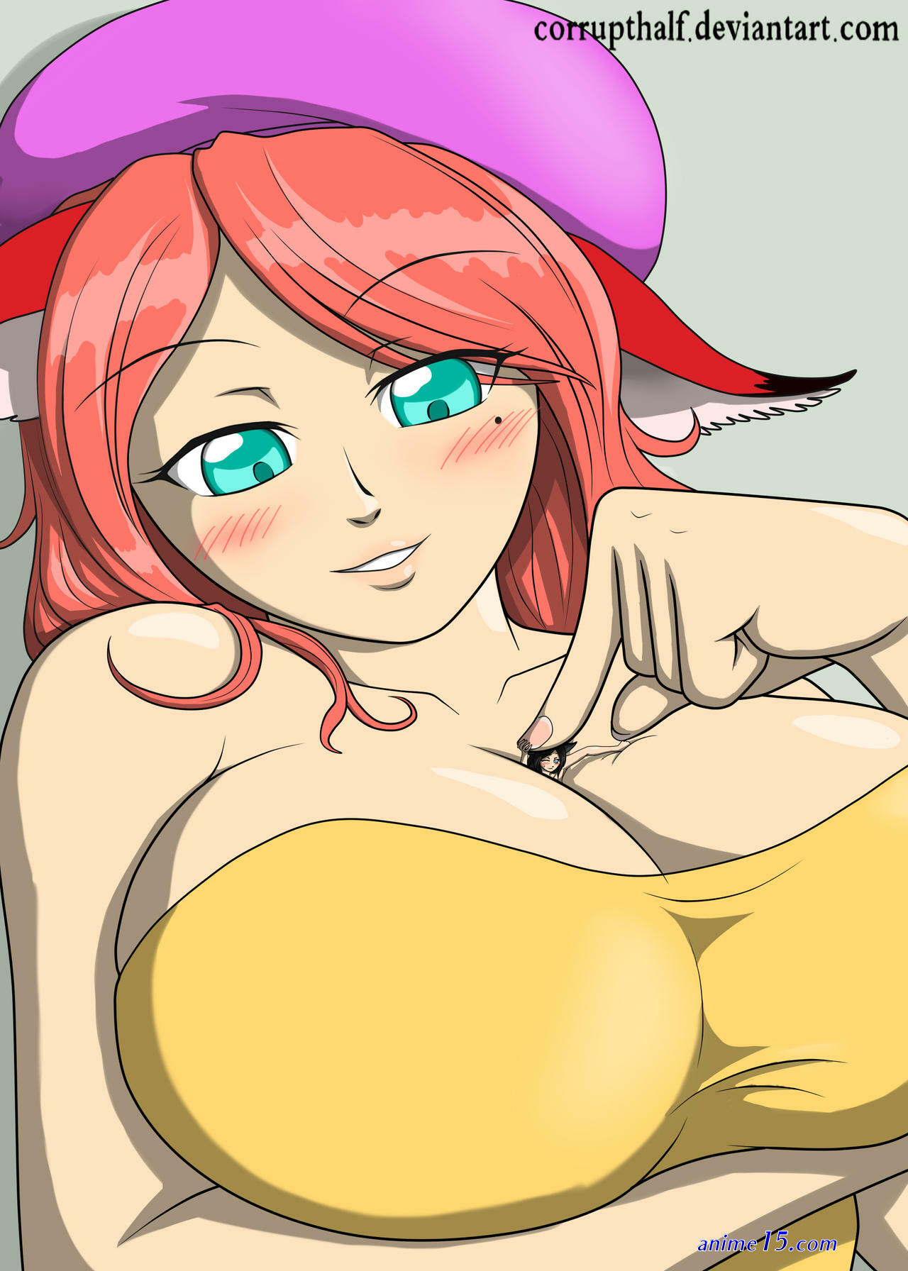 facesitting anime boob smother bilder