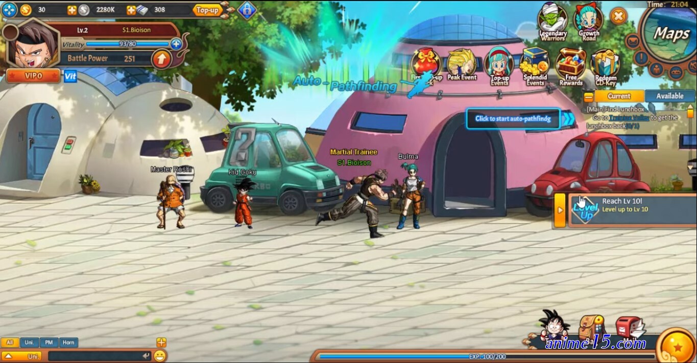 dragon bal z online