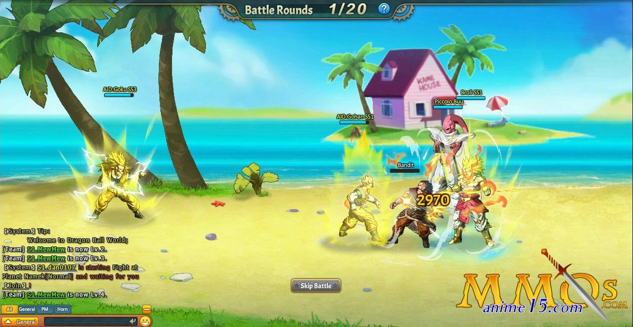 dragon bal z online