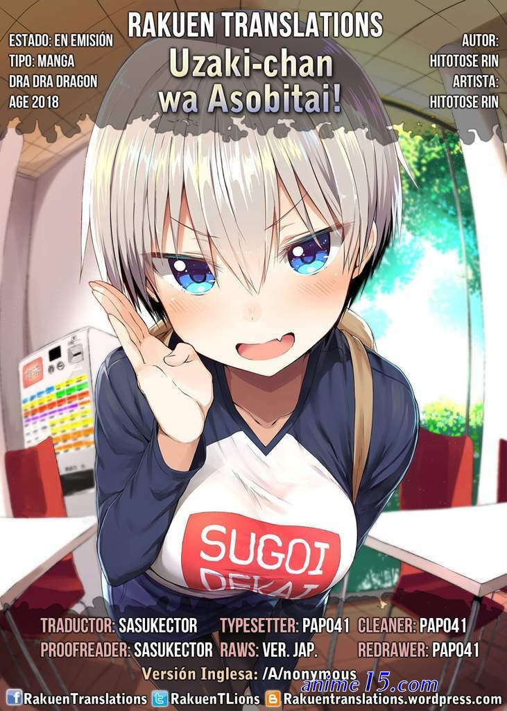 descargar temporada 1 de anime uzaki chan