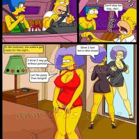 simpsons birthday bash sex comics