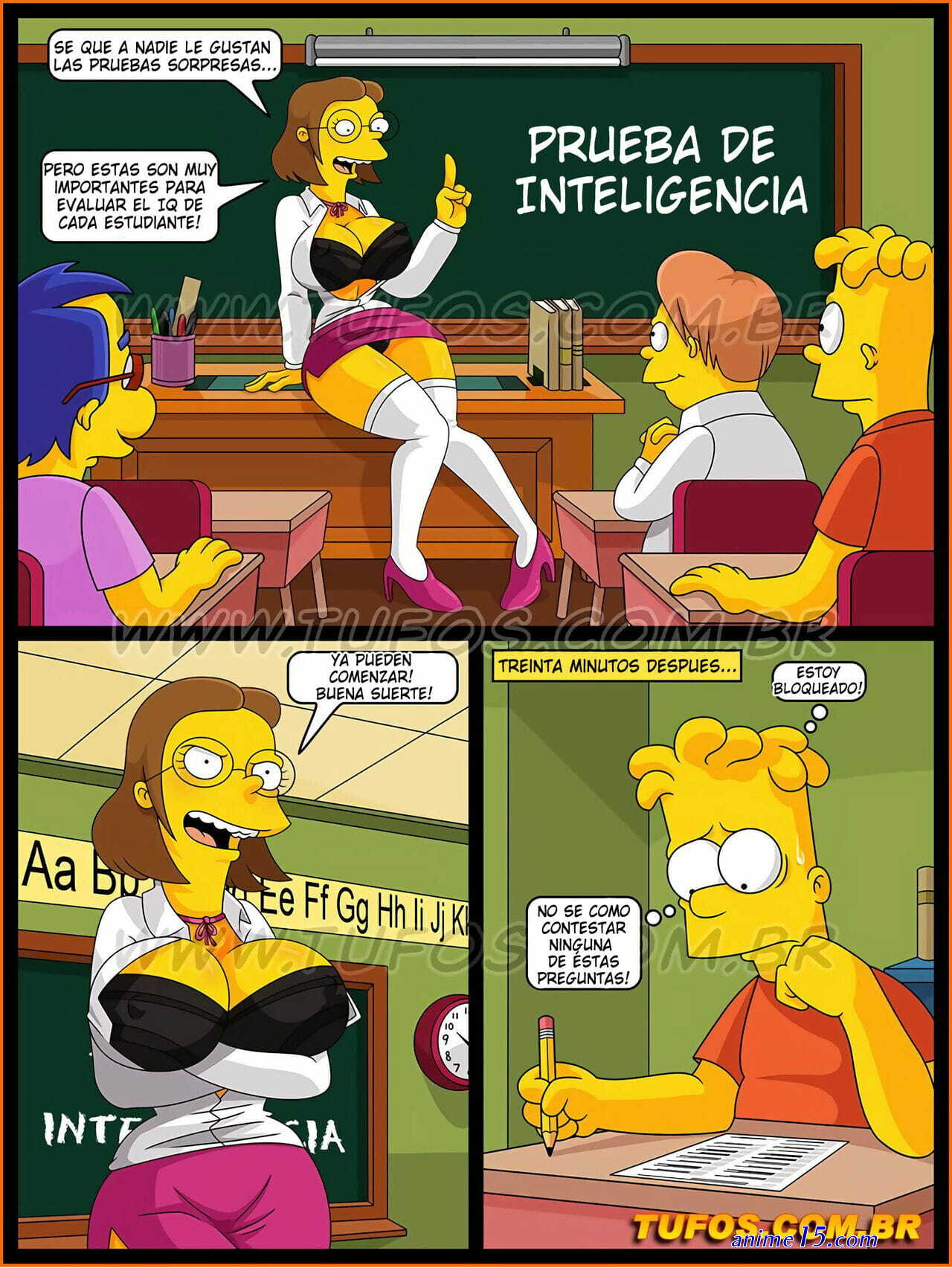 simpsons birthday bash sex comics