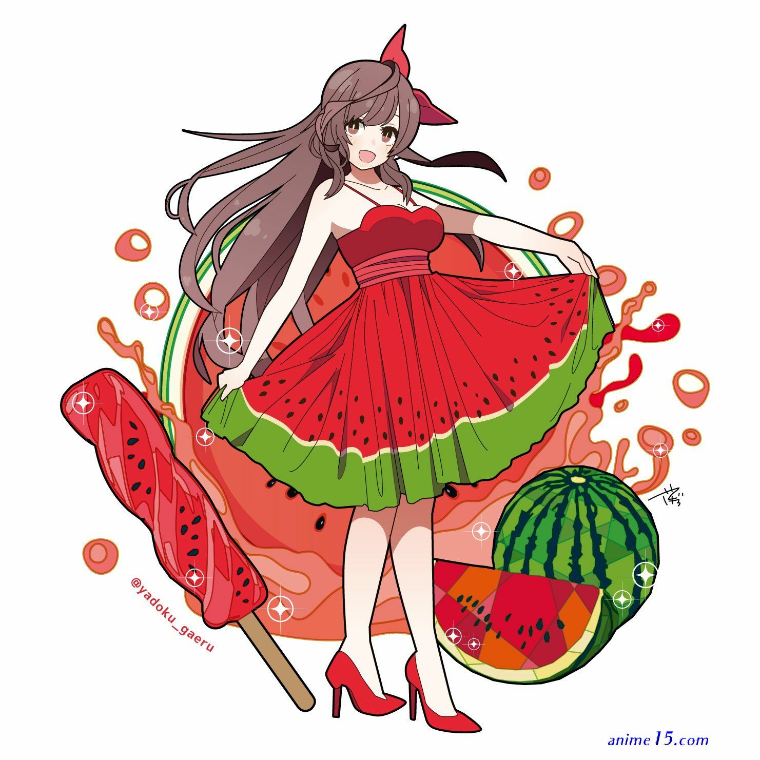 anime watermelon