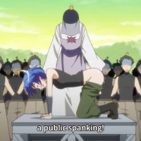 spank scene anime
