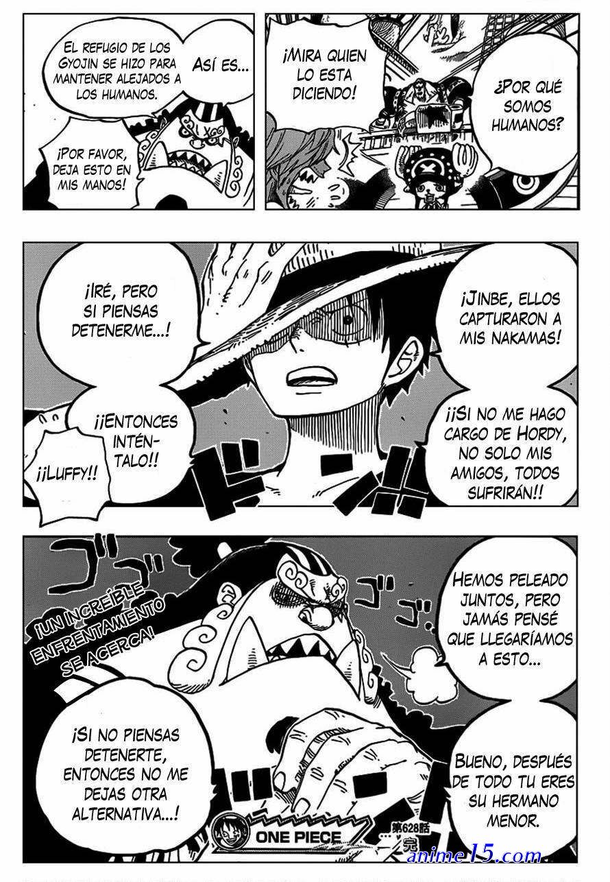 one piece capitulo 628