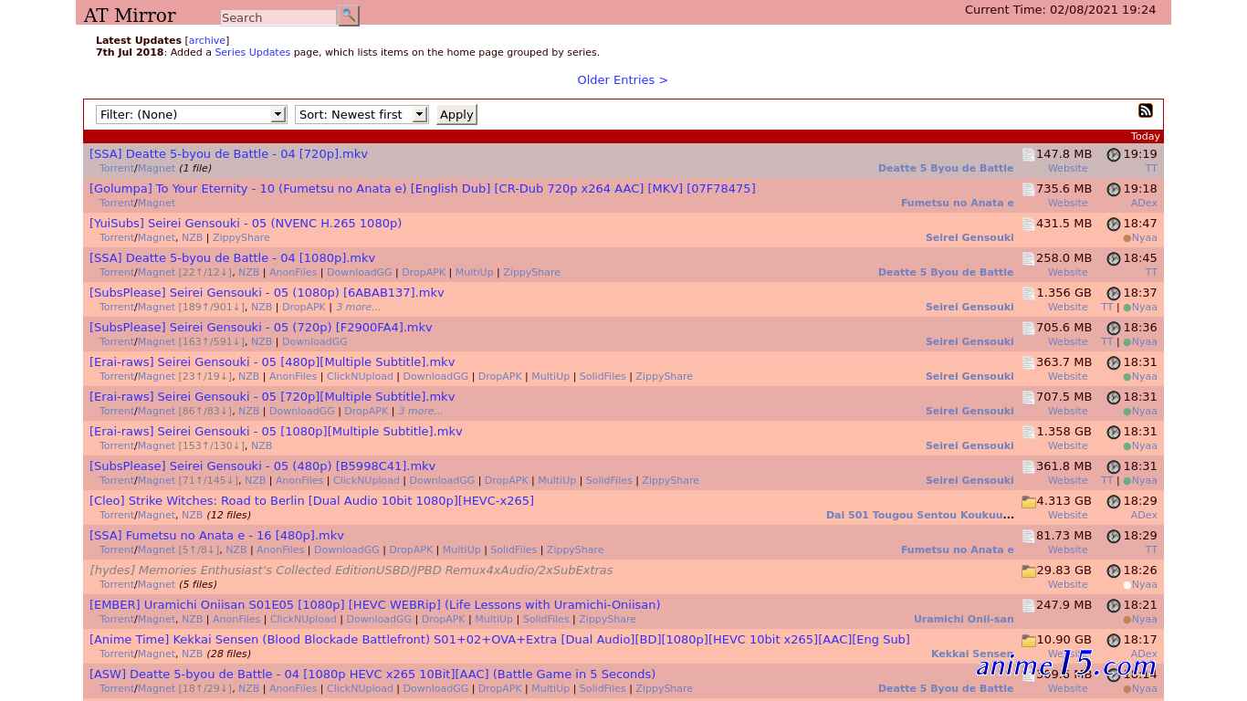 anime tosho torrent