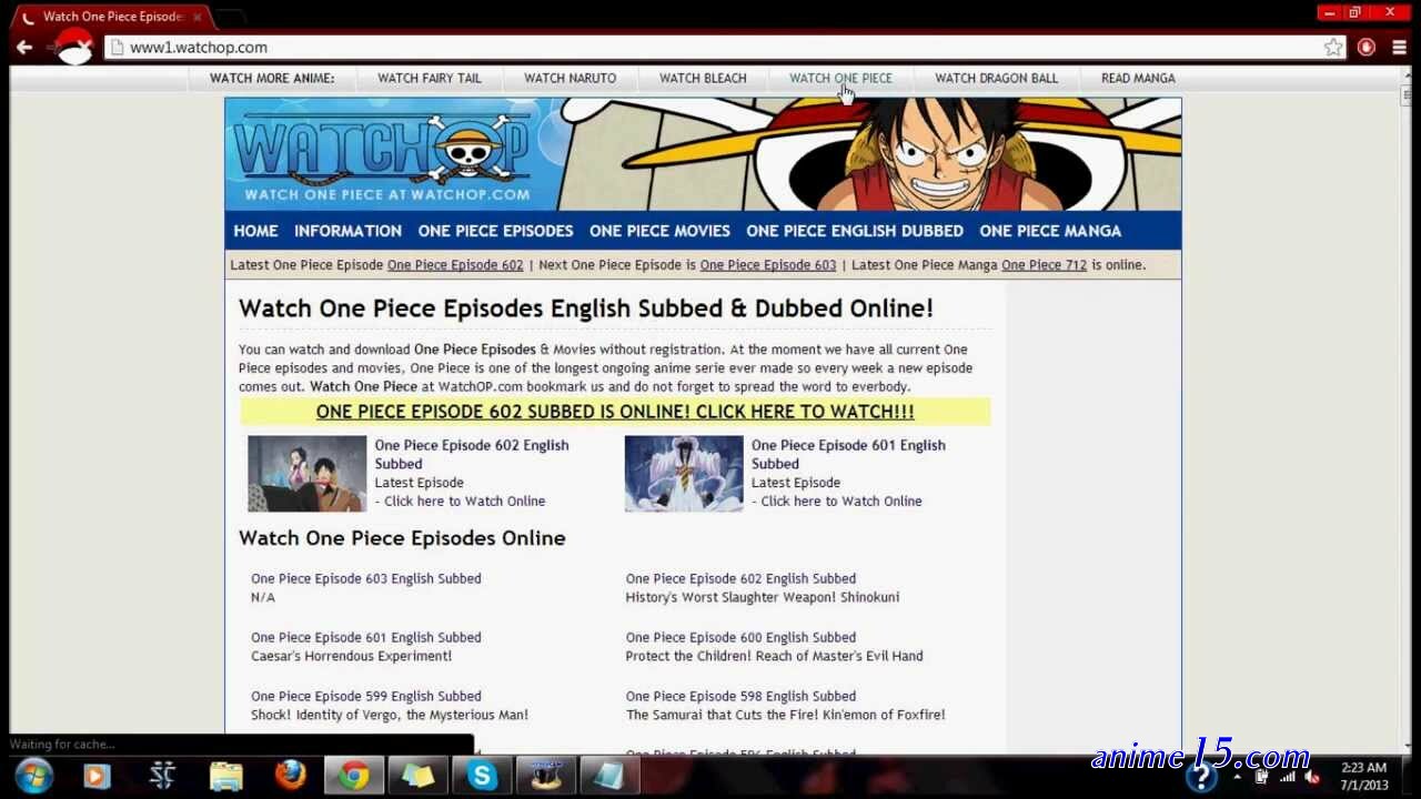one piece episode 600 english sub