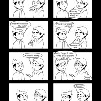 diapered anime comics