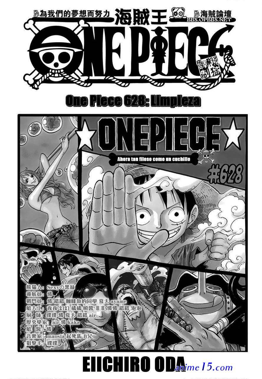one piece capitulo 628