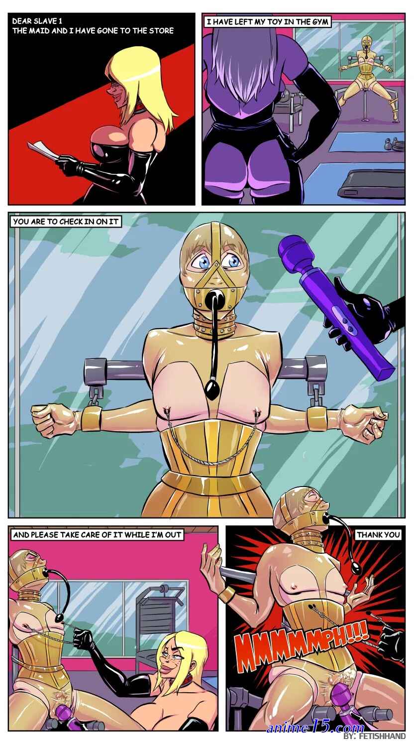 anime latex bondage slaves story