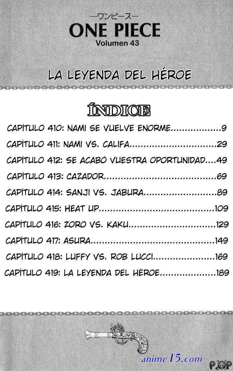 one piece capitulo 410