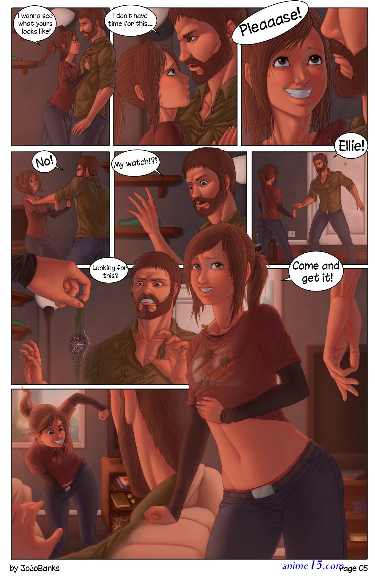 ellie the last of us desnuda comics