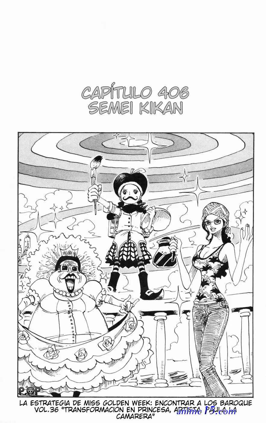 one piece capítulo 406