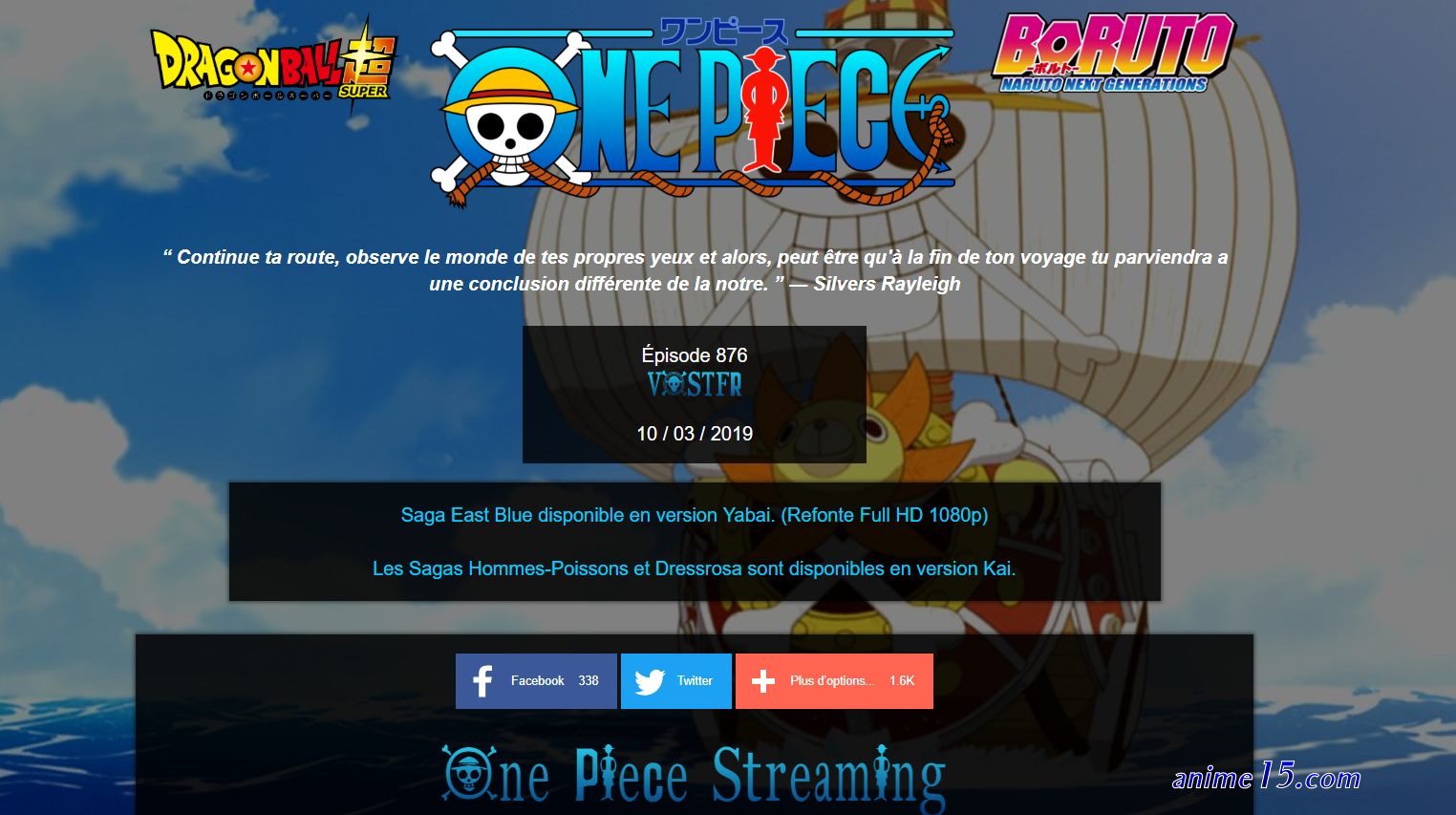 one piece streaming vostfr