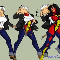 anime skinsuit unmask
