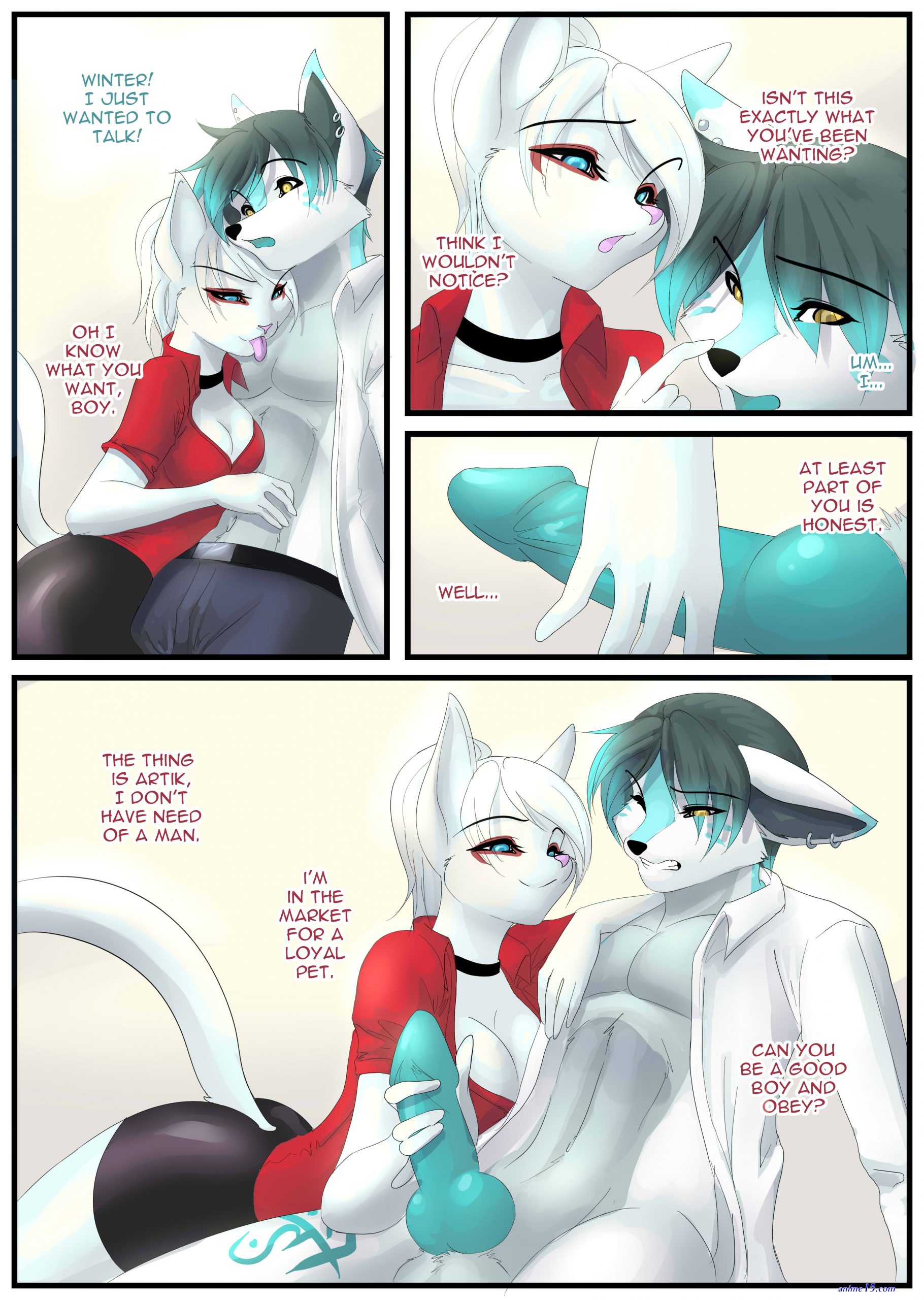 submissive anthro porn comics