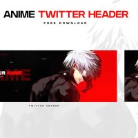 download twitter header anime