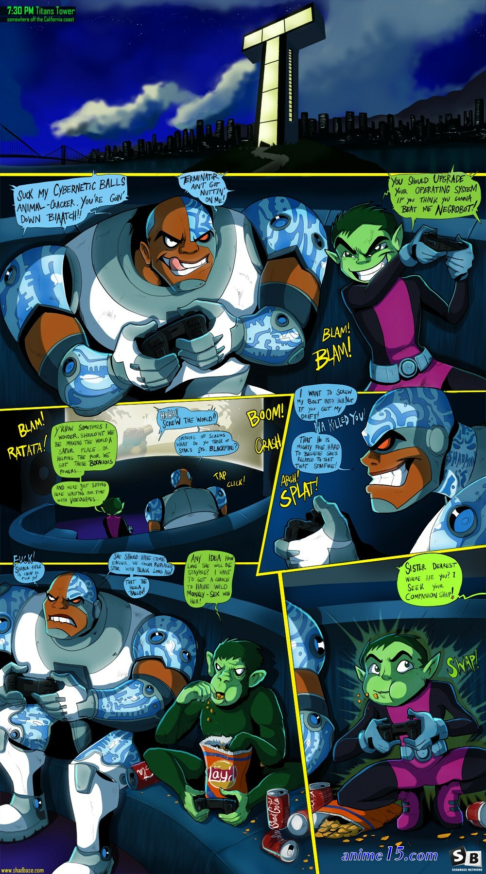 teen titan sex comics
