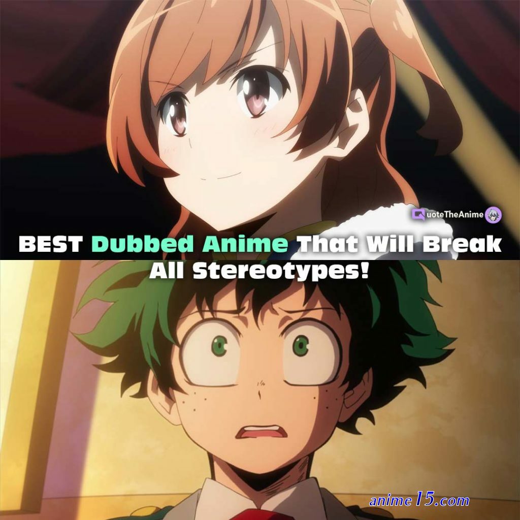 dubbed anime