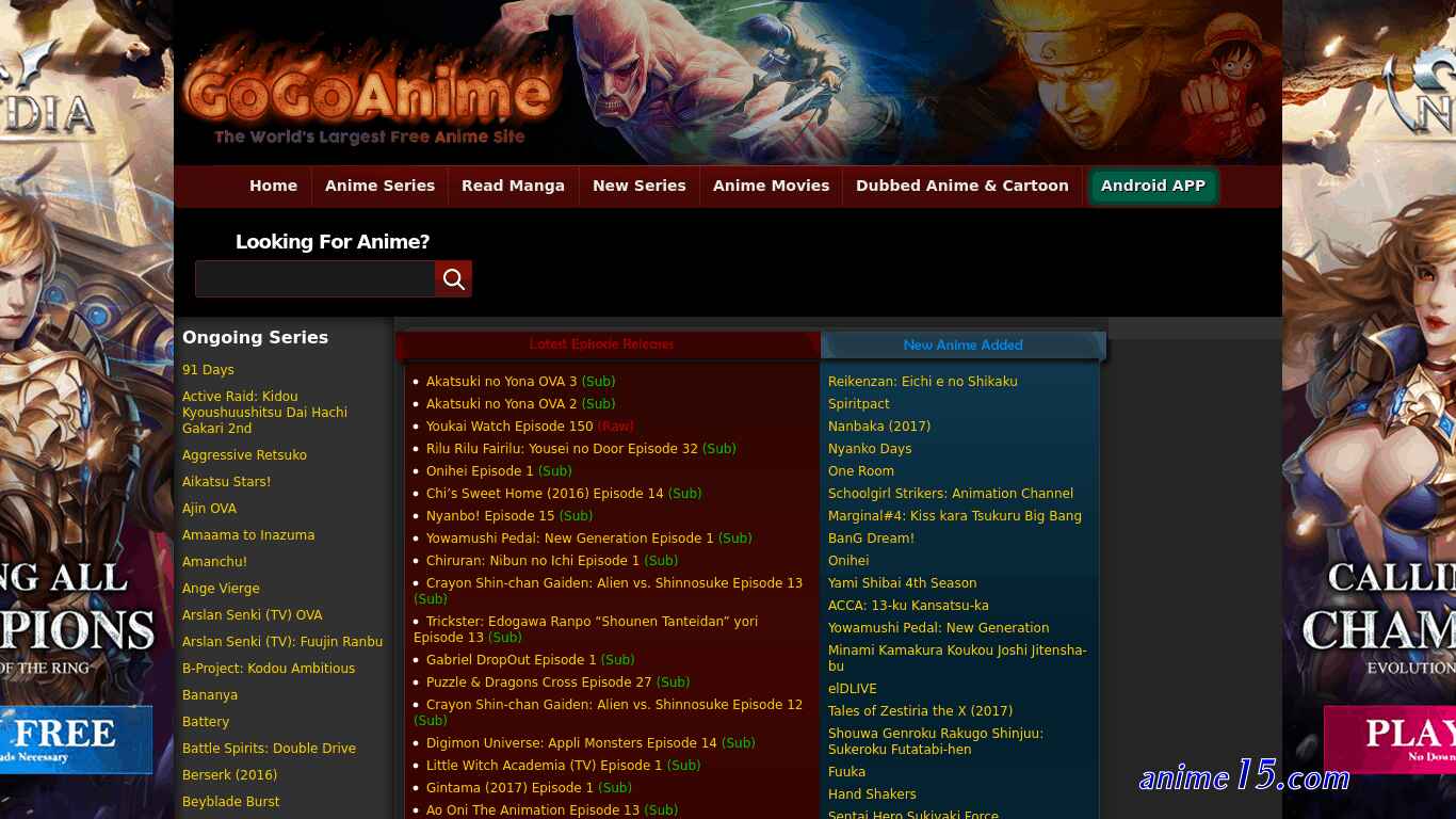 gogoanime site