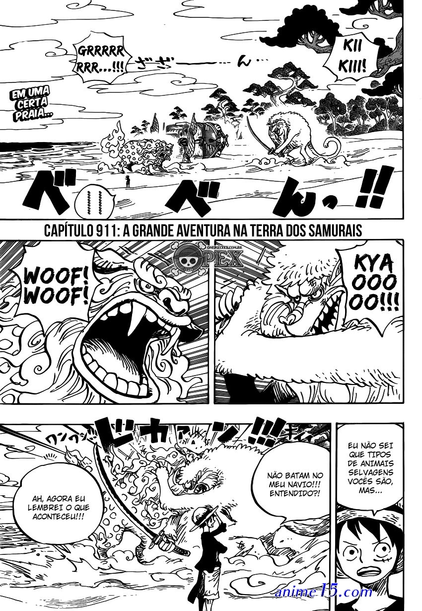 one piece capitulo 911