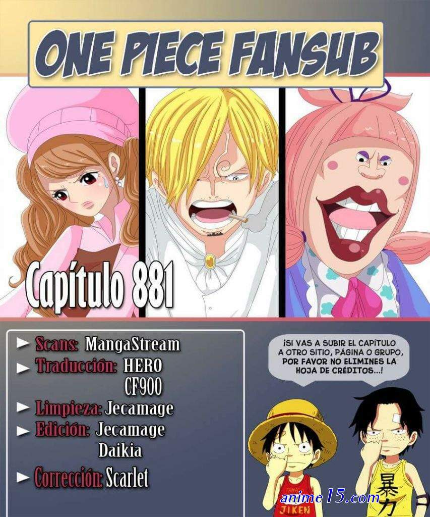 one piece capítulo 881 jkanime