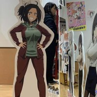 anime girl touching boob