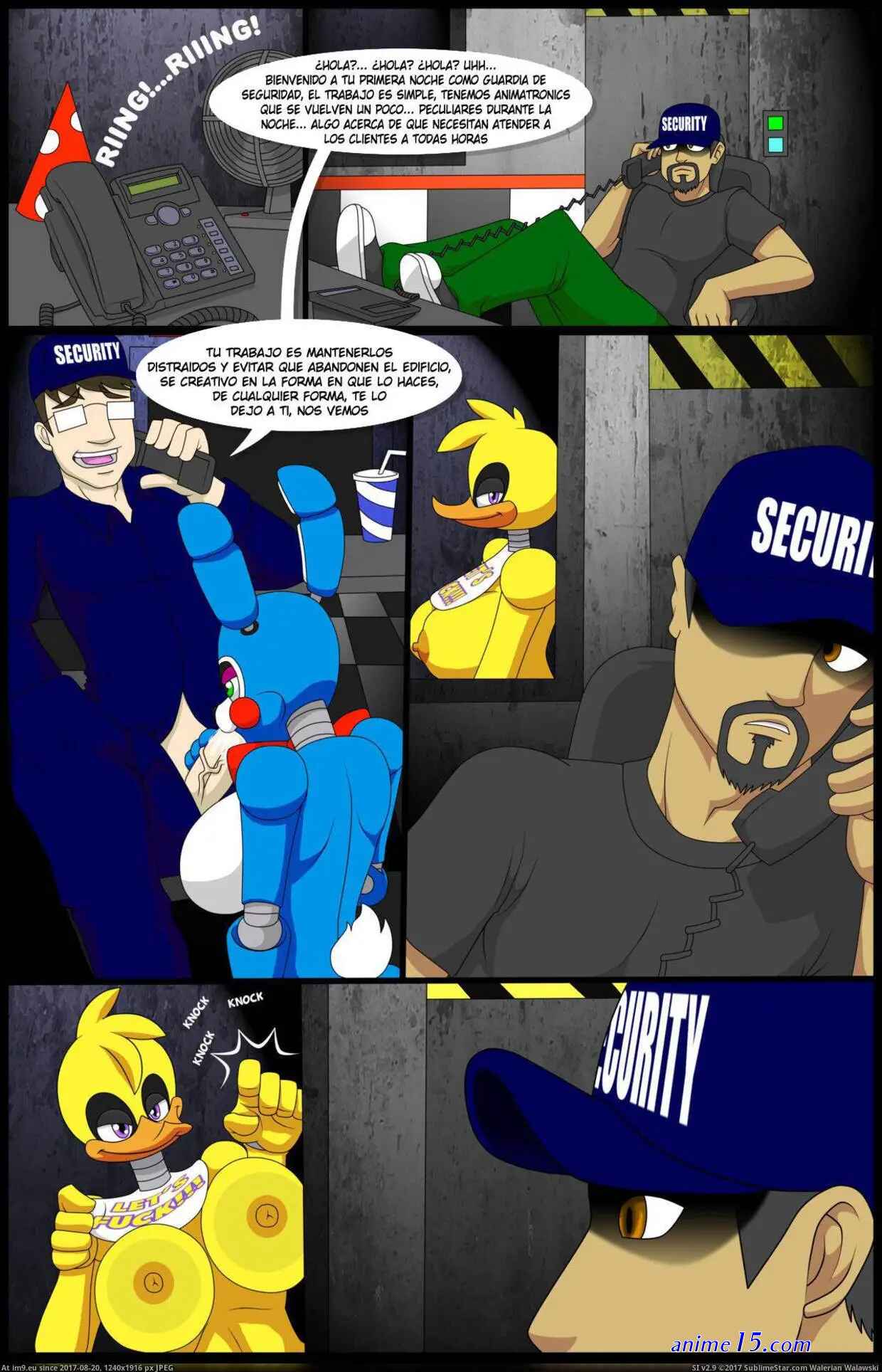 comics porno de security breach