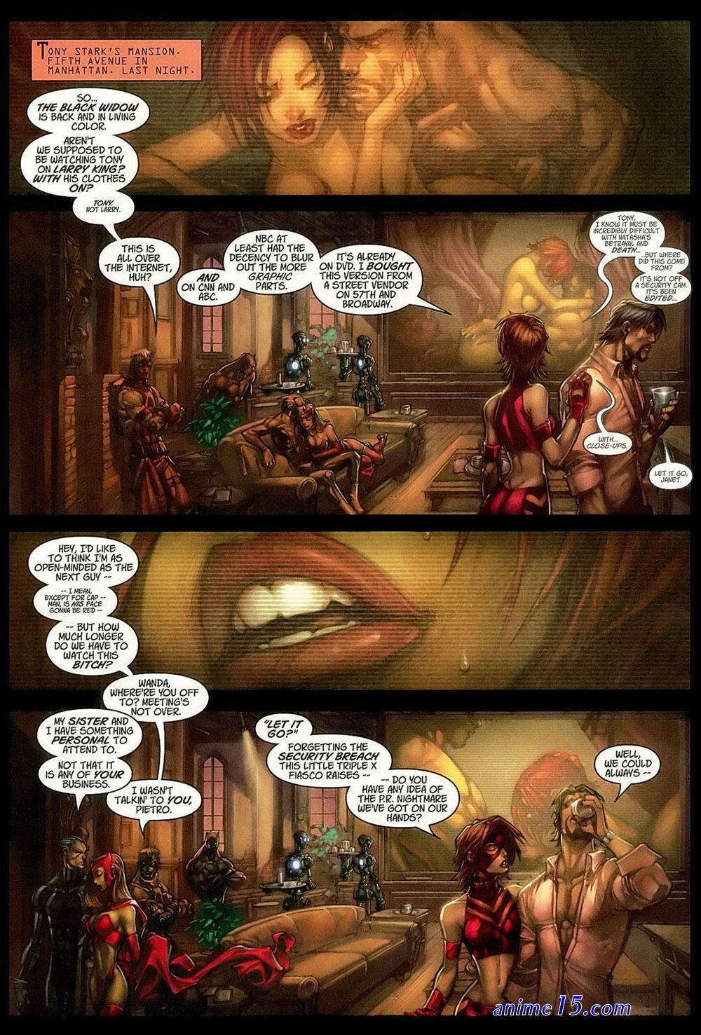 comics porno de security breach