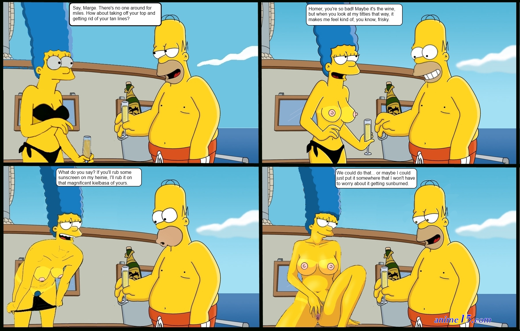 nude the simpsons comics