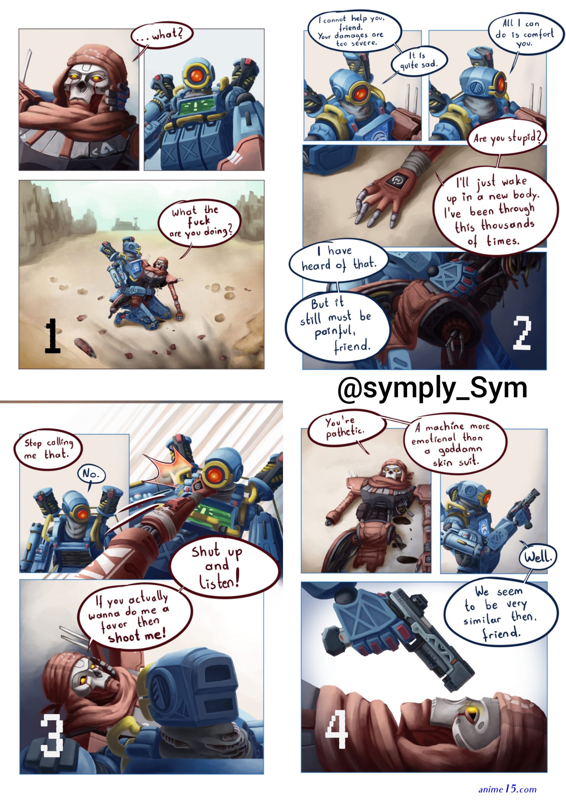 apex legend pathfinder porn comics