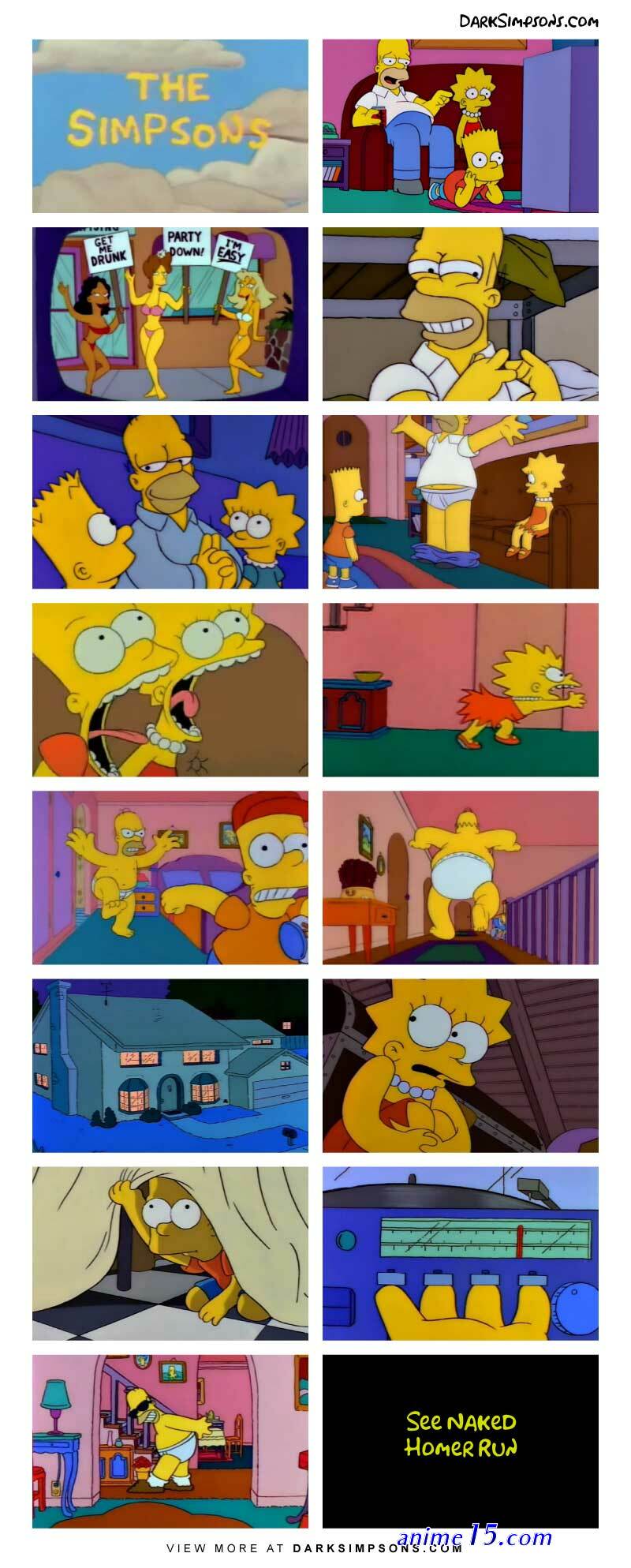 nude the simpsons comics