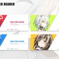 download twitter header anime