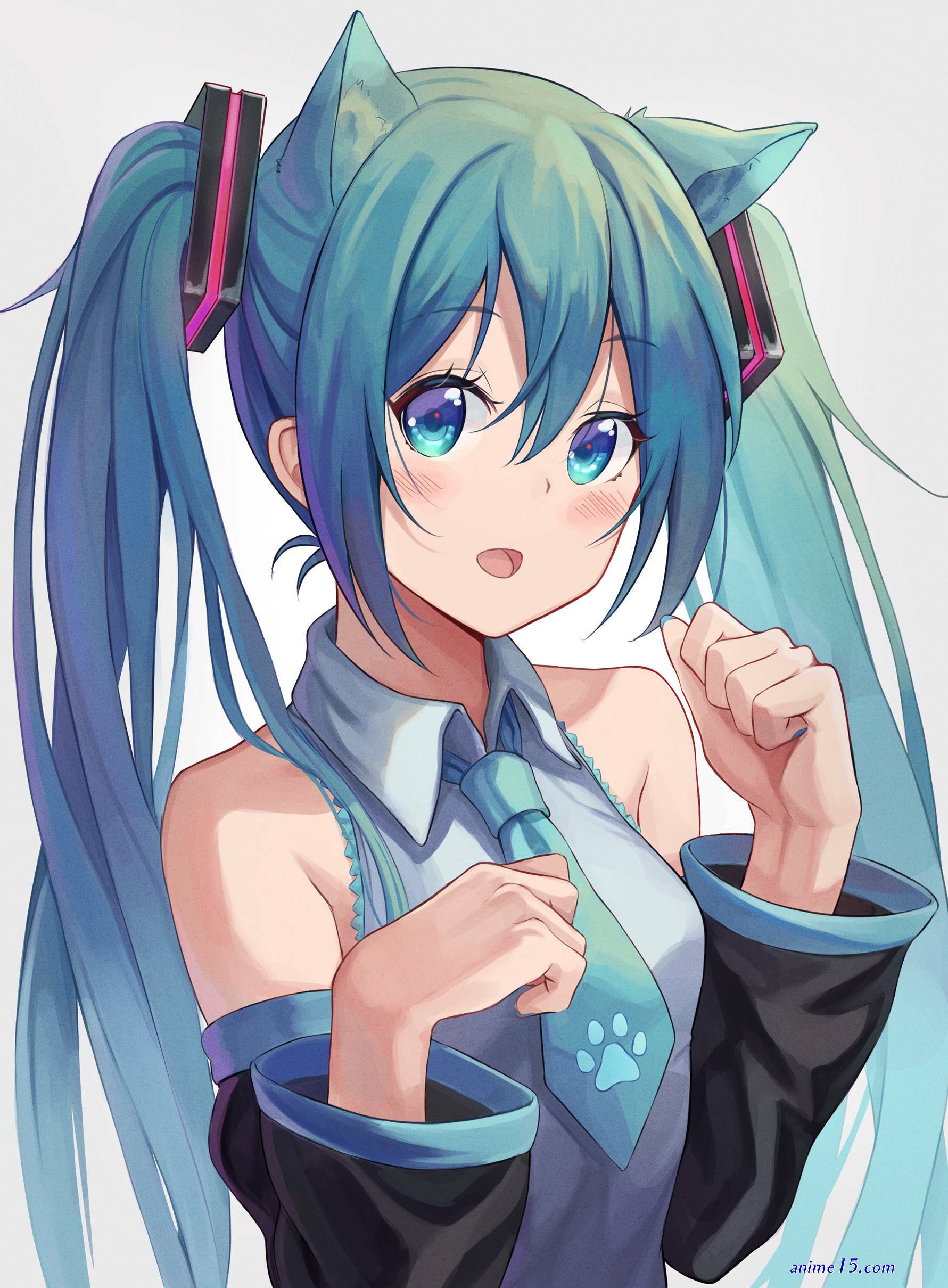 anime neko miku