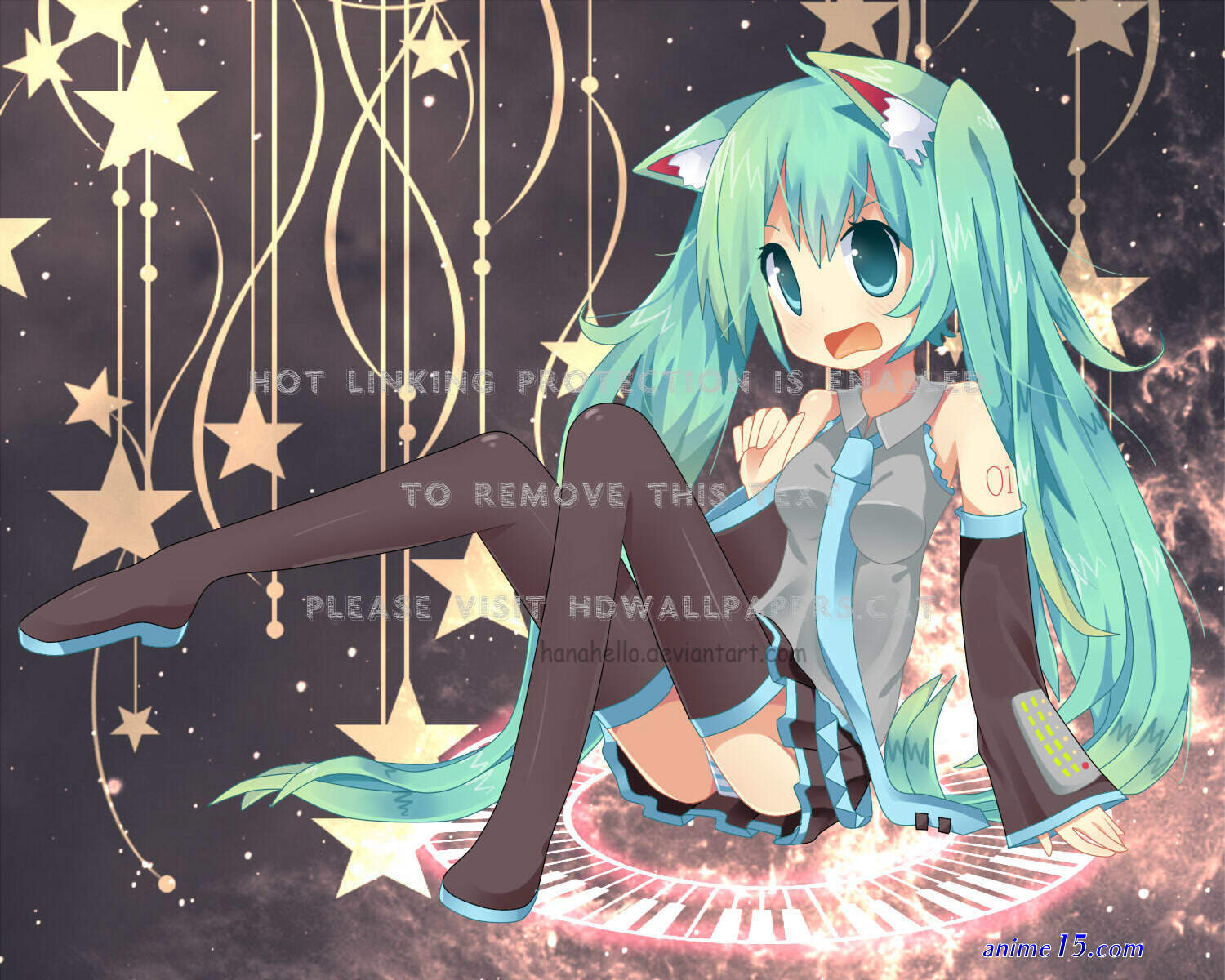 anime neko miku