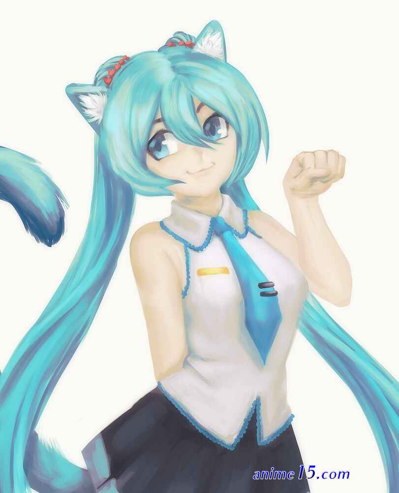 anime neko miku