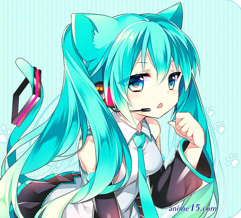 anime neko miku