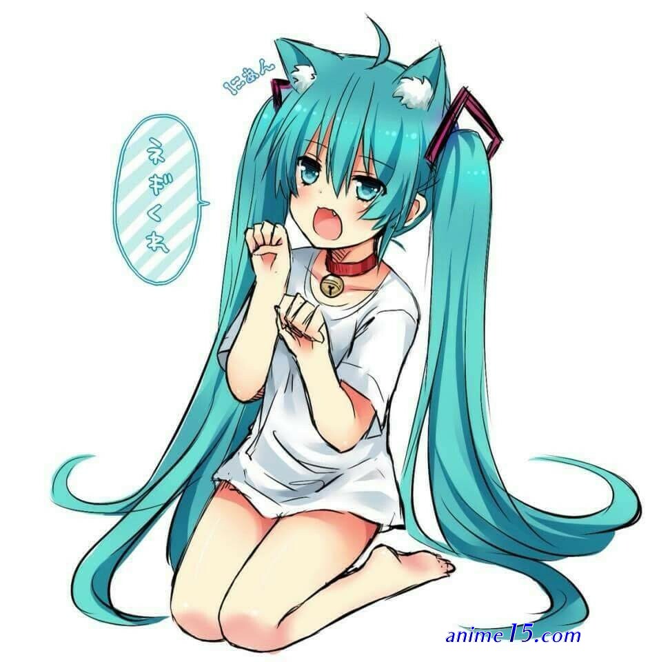 anime neko miku
