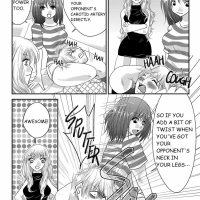 japan mixed wrestling femdom comics