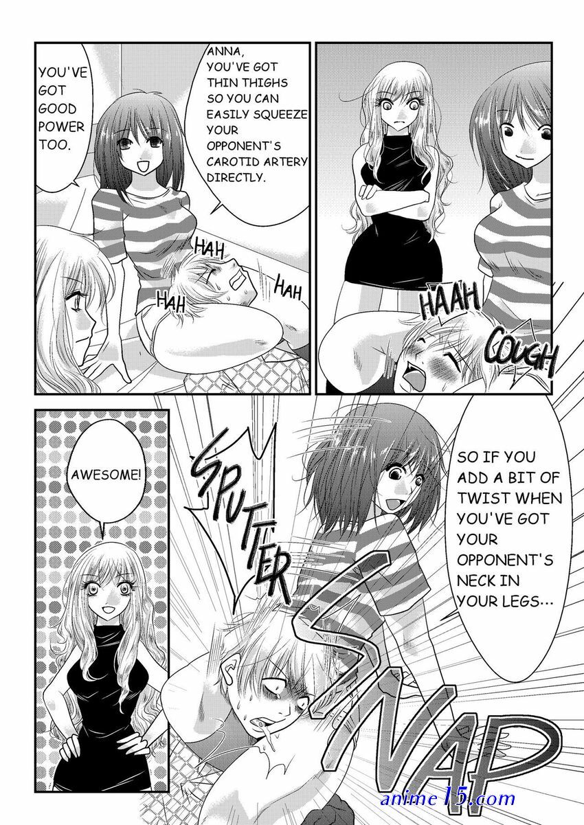 japan mixed wrestling femdom comics