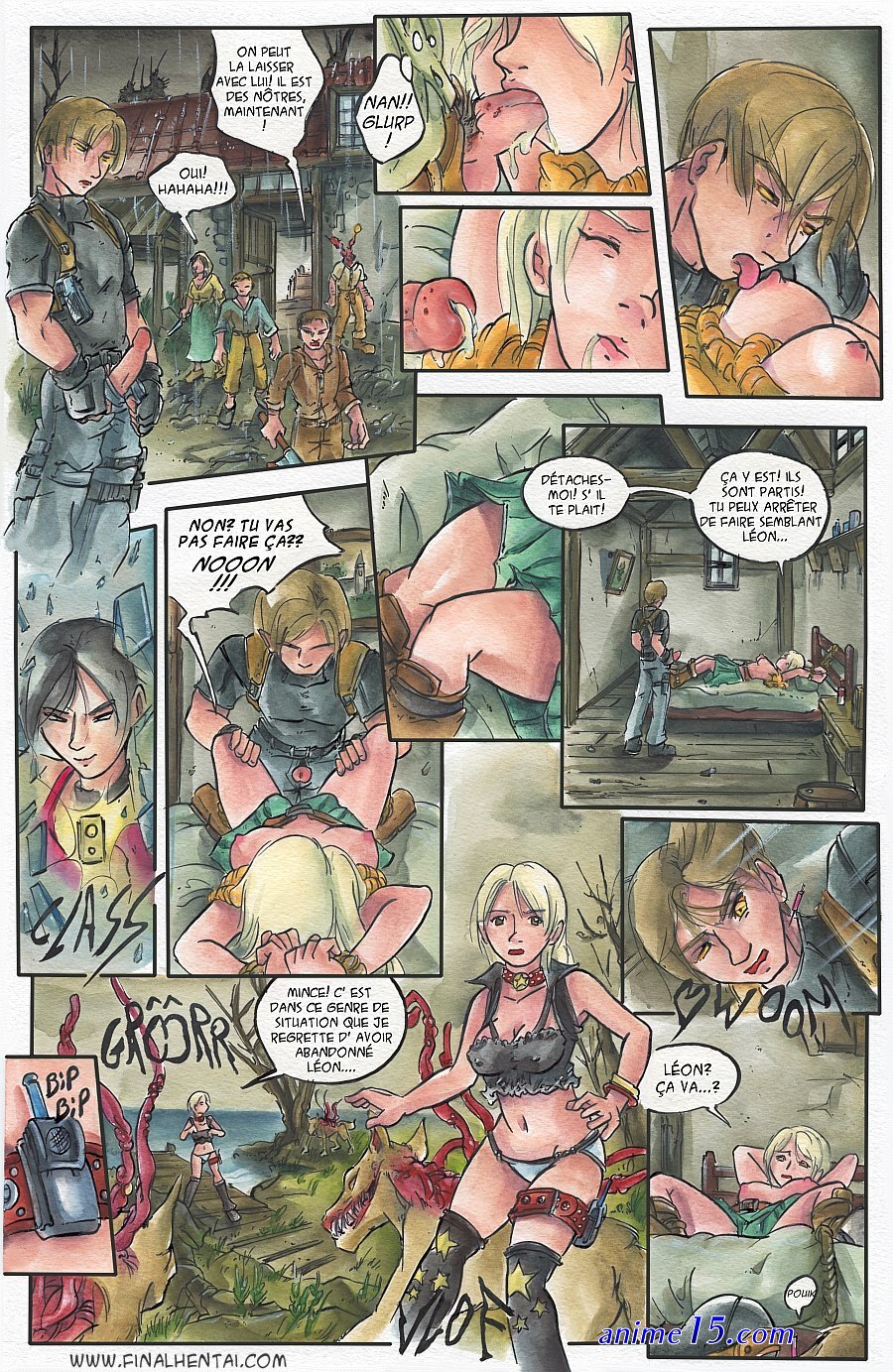 xxx cómics resident evolución