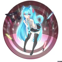 anime neko miku