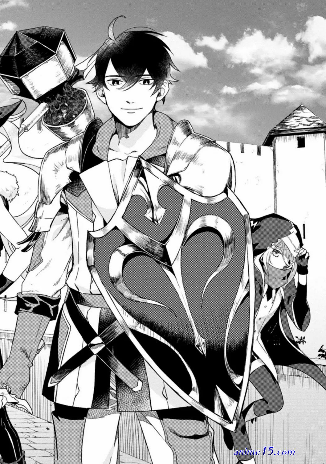 sono monban saikyou nitsuki: tsuihou sareta bougyo ryoku 9999 no senshi outo no monban toshite musou suru