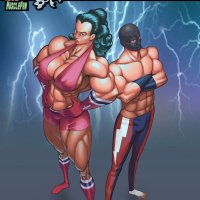 muscle catfight comics