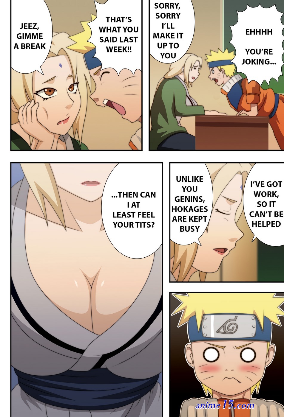 tsunade big boobs comics