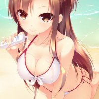 anime naked boob smother