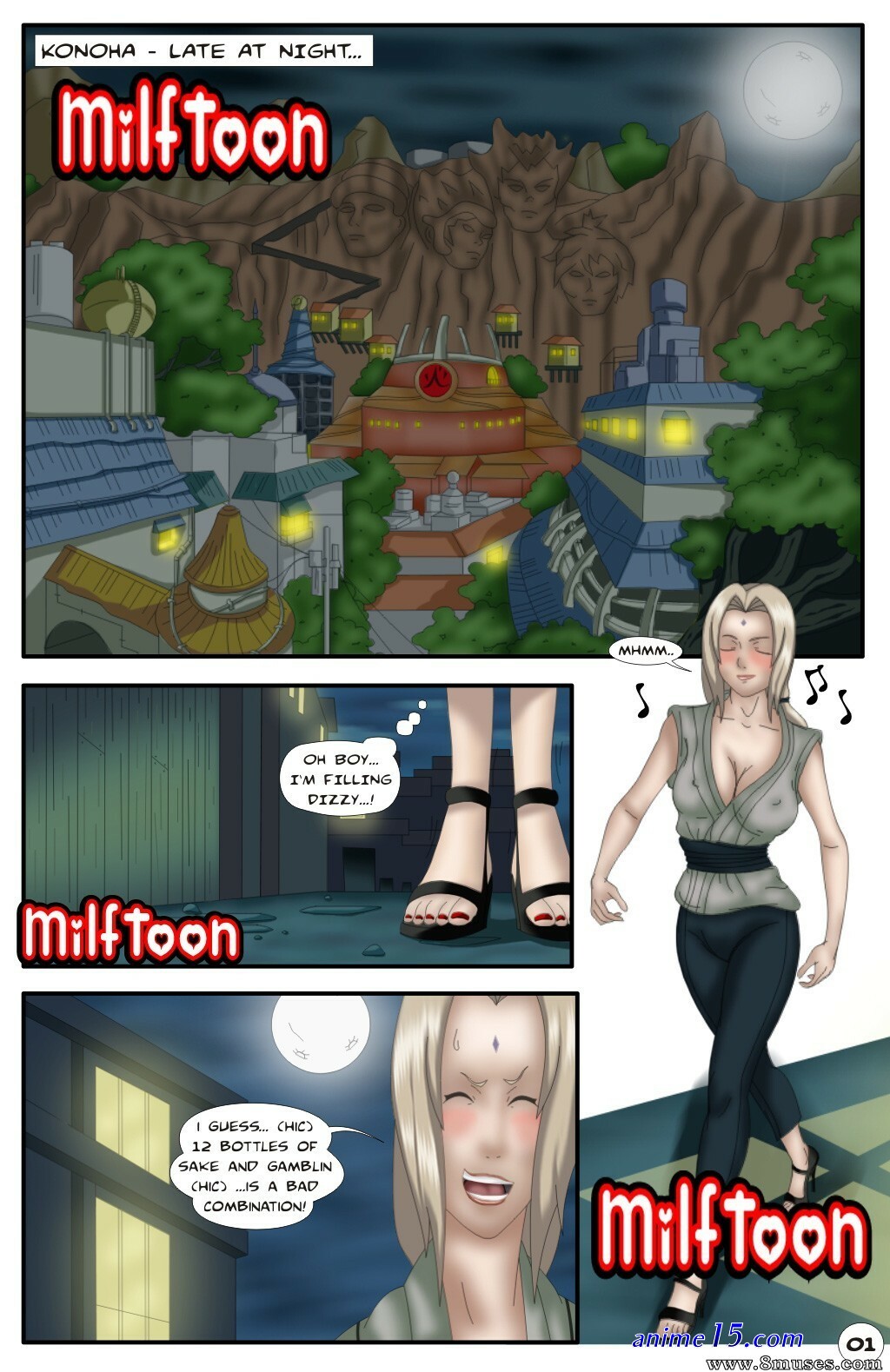tsunade big boobs comics