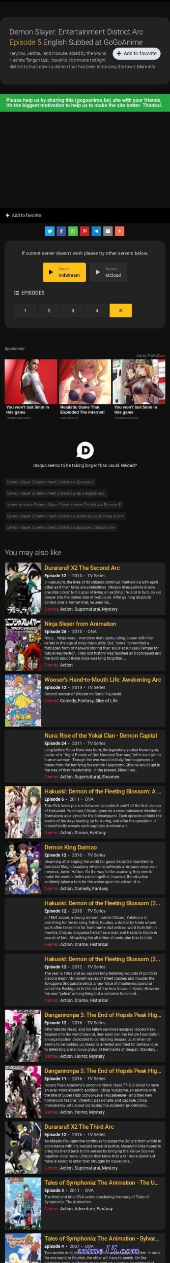 gogoanime s2 demon slayer ep 5