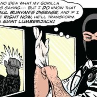 transforming lumberjack comics