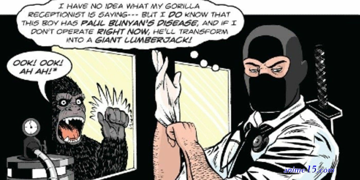 transforming lumberjack comics